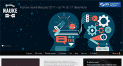 Desktop Screenshot of festivalnauke.org